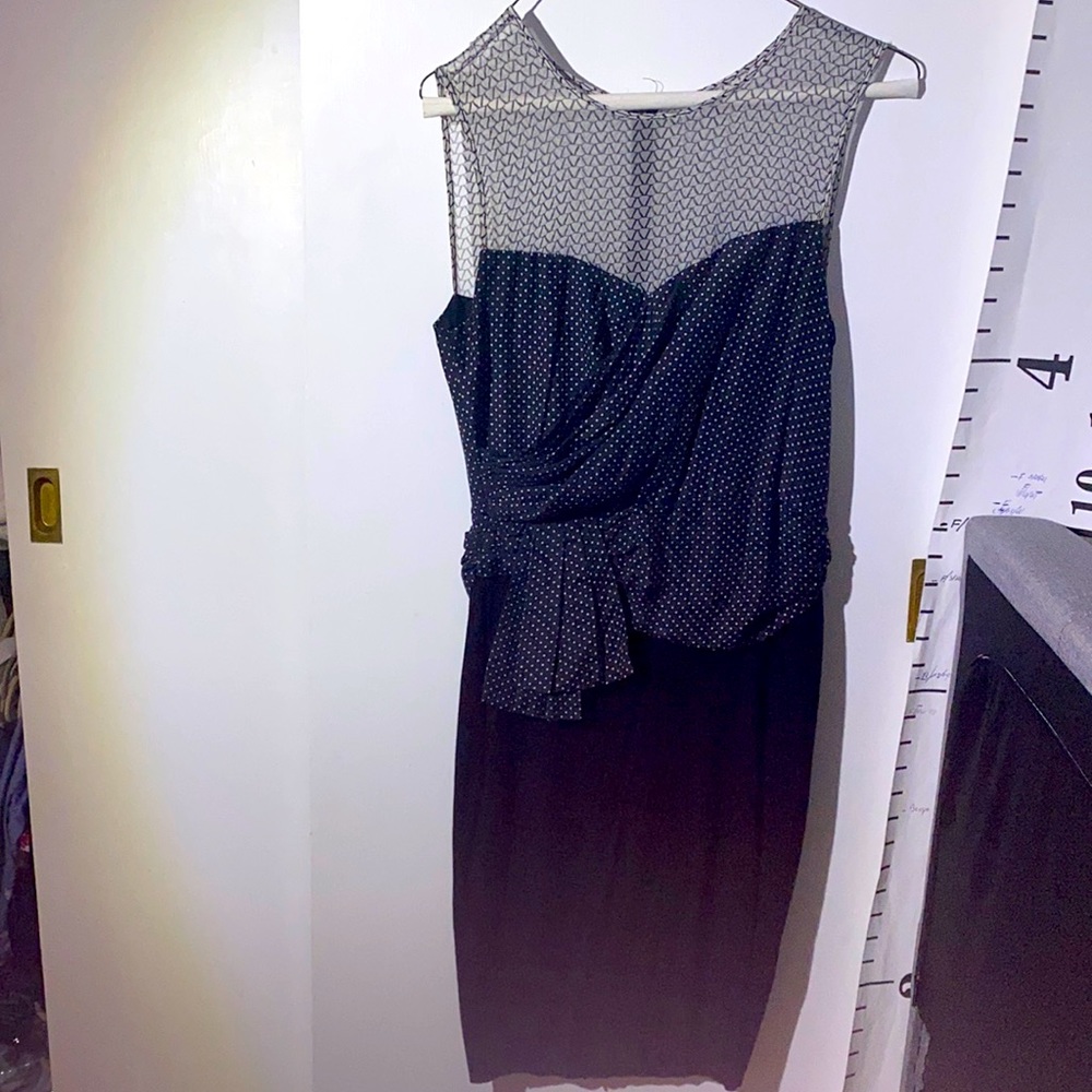 Bailey 44 black and white dress size S
